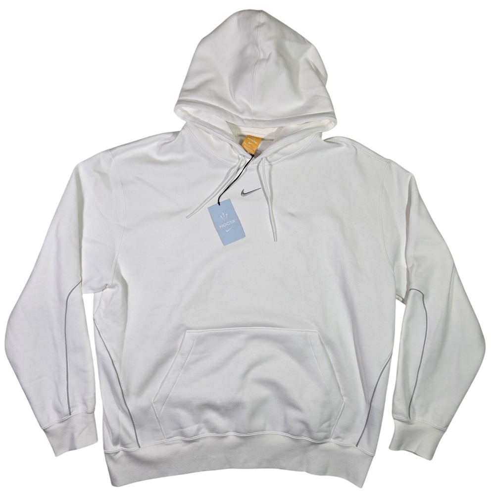 Nike NOCTA Cardinal Stock Hoodie White HV5310-100‎ Mens XXL NWT